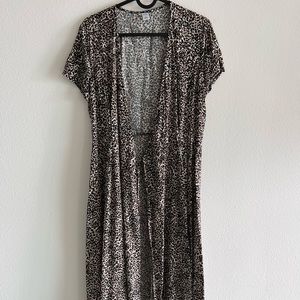 Old Navy Cheetah Leopad Wrap Dress